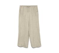VERO MODA Wide Leg Trousers VMMELANEY High Waist Trousers Overcast L Overcast L