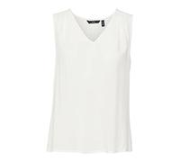 VERO MODA Women's VMBRIT SL JRS GA Top, Snow White, M, Blanco Nieve., M