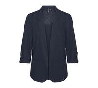 Vero Moda Women's VMJESMILO 3/4 WVN GA Noos Navy Blazer M, Azul Marino, M