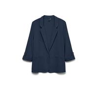 Vero Moda Women's VMJESMILO WVN GA Noos - Blazer para Mujer (3/4, Talla L), Color Azul Marino, Azul Marino, L