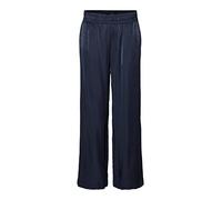 VERO MODA Women's VMSADIATIKA MR - Pantalón Ancho Blazer, Talla S 32, Azul Marino, 32W x 32L