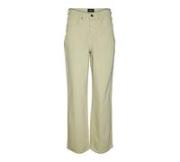 Vero Moda Women's VMTESSA HR Straight Color GA Noos Jeans Reseda 31/32, Verde Claro, 31W x 32L
