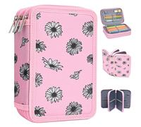 Veroa Estuche de 3 compartimentos, cuadrado, Rosa., large, Lindo