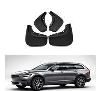 VeroCh 4 Piezas Coche Goma Faldillas antibarro, para Volvo V90 2017-2019 Delanteros Traseros Rueda Guardabarros Antisalpicaduras Exterior Protección Accesorios
