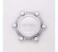 VeroCh 4 Piezas Tapas Centro Cubo Coche,para Isuzu DMAX,133mm ABS Prueba Polvo Impermeable AntióXido Cubo Central Centro Rueda Accesorios