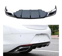 VeroCh Divisor del difusor de los alerón Trasero faldones Traseros Coche, para Opel Insignia 2017-2019 el Labio Posterior Estilo Parachoques,A/Black