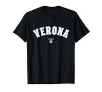 Verona Veneto Bandera Italiana Italia Viaje Verona Souvenir Camiseta