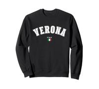 Verona Veneto Bandera Italiana Italia Viaje Verona Souvenir Sudadera