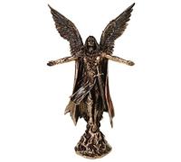 Veronese Erzengel 708-4784 Arcángel Uriel Figura, Resina, Multicolor, 28 x 16 x 7 cm