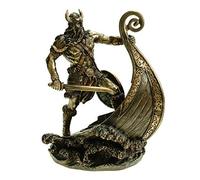 Veronese 708-7655 Figura Vikingo Está En Bug Seines Drachenschiffes 24CM