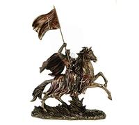 Veronese Caballeros Templarios En Seinem Pferfd con Bandera 38CM Figura Caballero Edad Media