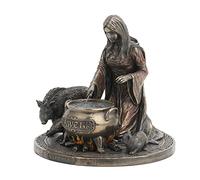 Veronese Ceridwen, Estatua de la Diosa Celta de la Inspiración con Acabado en Bronce
