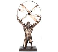Veronese Design Atlas - Figura Decorativa de Titanio Griego Antiguo (20,5 cm)