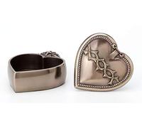 Veronese Design Caja de baratijas de corazón asustado