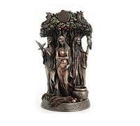 Veronese Design Danu - Estatua Irlandesa de Triple Diosa de la Tuatha De Danann con Acabado de Bronce
