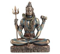 Veronese Design Dios hindú Shiva Señor de la energía Divina sosteniendo Estatua de Tridente y Damaru