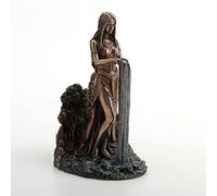 Veronese Design Escultura de Resina Celta de la Diosa Danu de la matriarca de 9 Pulgadas, Acabado de Bronce