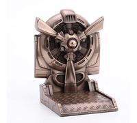 Veronese Design Escultura de resina Steampunk de 5 1/2 pulgadas con acabado de bronce