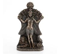 Veronese Design Escultura Ishtar, La Diosa babilónica de la Guerra y la fertilidad, Resina, Acabado en Bronce, 21,6 cm