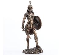 Veronese Design Estatua amazónica de Guerrero amazónico con Acabado de Bronce