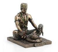 Veronese Design Estatua de Dios africano de Orunla The Orisha de la Sabiduría Destino y Profecía de 5 1/8 pulgadas de alto, resina fundida en frío, acabado de bronce antiguo