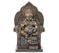 Veronese Design Estatua de Lord Kubera Hindú Dios de la Riqueza Kuvera Kuber Kuberan Protector del Mundo de 7.4 Pulgadas con Acabado de Bronce Antiguo
