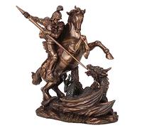 Veronese Design Estatua de resina fundida en frío de 9 1/8 pulgadas con acabado de bronce