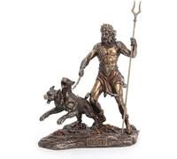 Veronese Design Estatua Griega del Dios del inframundo Hades de 22,86 cm de Alto con Acabado de Bronce