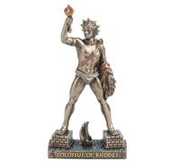 Veronese Design Estatua griega en miniatura del Coloso de Rodas de 10 cm de las Siete Maravillas del Mundo Antiguo