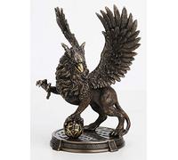 Veronese Design Estatua legendaria de 9 5/8 Pulgadas con diseño de Nudo Celta de Resina fundida Pintada a Mano con Acabado de Bronce Antiguo