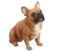 Veronese Design Figura coleccionable de animal bulldog francés sentado de 4 1/4 pulgadas para decoración del hogar