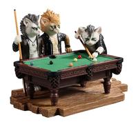 Veronese Design Figura de animal de polirresina de 4 3/4 pulgadas con diseño de gatos jugando a la piscina