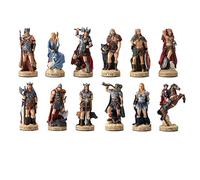 Veronese Design Figura de Escultura vikinga de polirresina Pintada a Mano de 3.5 Pulgadas de Nordic Gods