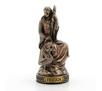 Veronese Design Figura en Miniatura de poliresina Pintada a Mano con Acabado de Bronce de 3 3/8 Pulgadas de Freyr el Dios nórdico de la Fuerza