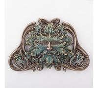 Veronese Design Greenman Wall Plaques (Cold Cast Bronze, Winter Medium)