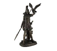 Veronese Design JFSM Inc Athena - Estatua de la Diosa Griega de la sabiduría y la Guerra con búho