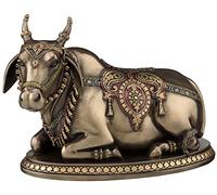 Veronese Design Nandi The Gatekeeper of Shiva and Parvati - Escultura de estatua (4,9 pulgadas)