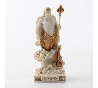 Veronese Design Poseidon - Figura en Miniatura del Dios del Mar, Color Blanco (WU77443AA)