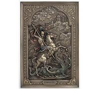 Veronese Design USI - Placa de pared de San Jorge Dragon Slayer