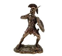 Veronese Figura de Hector 24 cm bronce pintado a mano Troya Grecia Aquiles