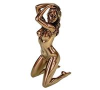 Veronese Figura de Mujer Desnuda de Rodillas Harmony Brazos, Cabeza, Escultura de Bronce