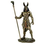 Veronese Figura Egipcio Dios Anubis 28CM Egipto Faraón Bronceado