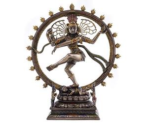 Veronese Lord Nataraja - Estatua de Shiva Bailando, Bronce Real Fundido en Polvo de 10 1/2 Pulgadas