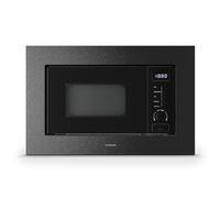 Verosteel 700W 33cm Microondas Empotrado con Grill Negro/Plata