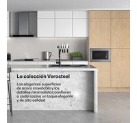 Verosteel microondas empotrable con grill | 800 W grill | 700 W microondas | 60 cm Klarstein
