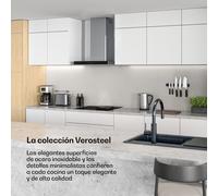 Verosteel placa de inducción | Elegante, minimalista, potente | 4 zonas de cocción | 7400 W | 60 cm Klarstein