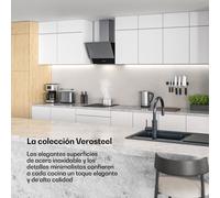 Verosteel placa de vitrocerámica | 3 zonas | Minimalista, potente | 5000 W | 45 cm
