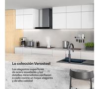 Verosteel placa vitrocerámica | 4 zonas | Minimalista, potente | 6600 W | 60 cm