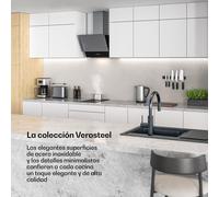 Verosteel placa de vitrocerámica | Minimalista, potente | 5 zonas de cocción | 8400 W | 90 cm