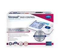 VEROVAL, Tensiómetro de Brazo Digital Duo Control, Medidor de Tensión Arterial, Aparato para Medir la Tensión Arterial, Medición Rápida y Precisa, Dúo Sensor, 200 Lecturas, Talla Grande (32-42cm)